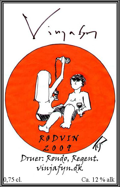 Tejn: Wine label.