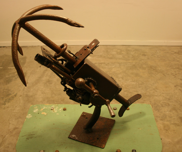 Tejn: "Welded Attitudes" at Lunchmoney Gallery